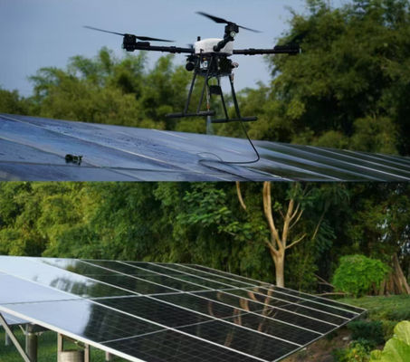 よい価格 高層ビル壁窓清掃ソリューションのための太陽光パネル高圧清掃ドローンZAi-MX15 オンライン